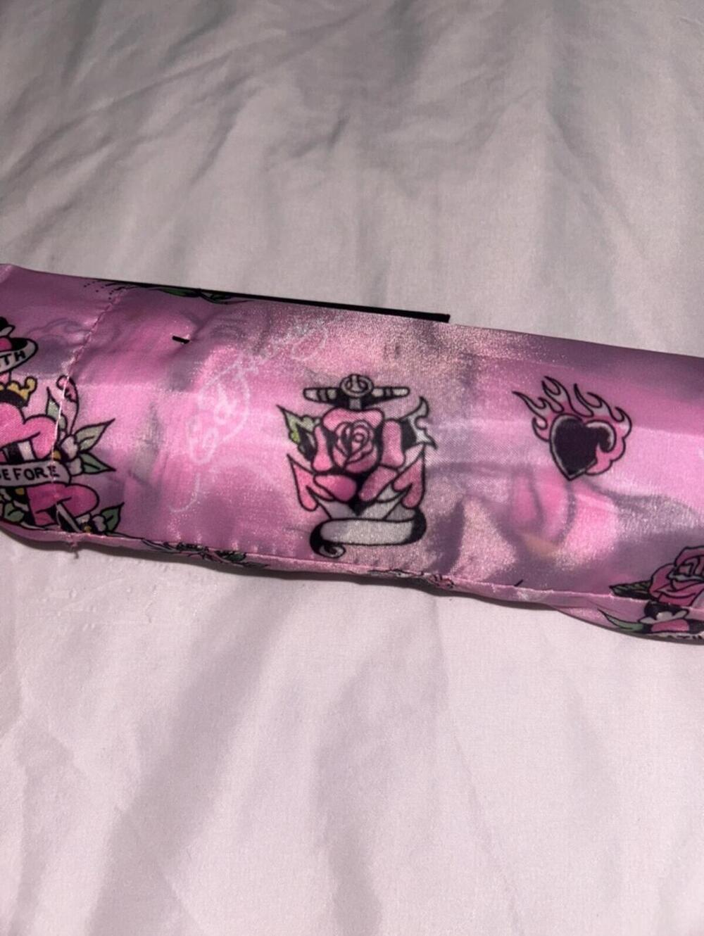 Ed Hardy Death Before Dishonor Compact Umbrella NWT - Picture 6 of 7